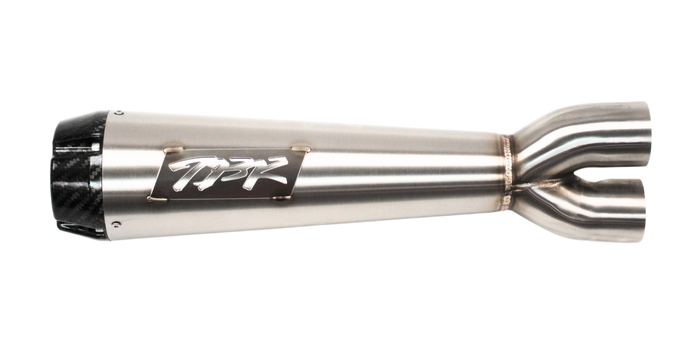 Indian Challenger (2020+) Comp-S 2-into-1 Stainless Steel w/Carbon Fiber Endcap - Part Number 005-5540199 - Two Brothers Racing