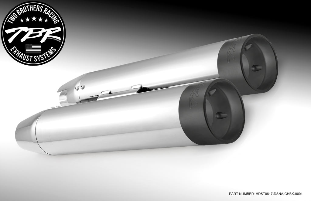 HARLEY SOFTAIL 4" SLIP-ONS *FITS TBR HEADERS ONLY* (1986-2017) [PREORDER] - Two Brothers Racing