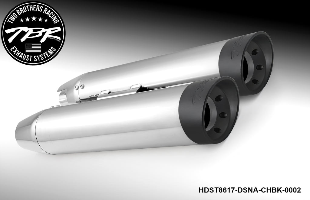 HARLEY SOFTAIL 4" SLIP-ONS *FITS TBR HEADERS ONLY* (1986-2017) [PREORDER] - Two Brothers Racing