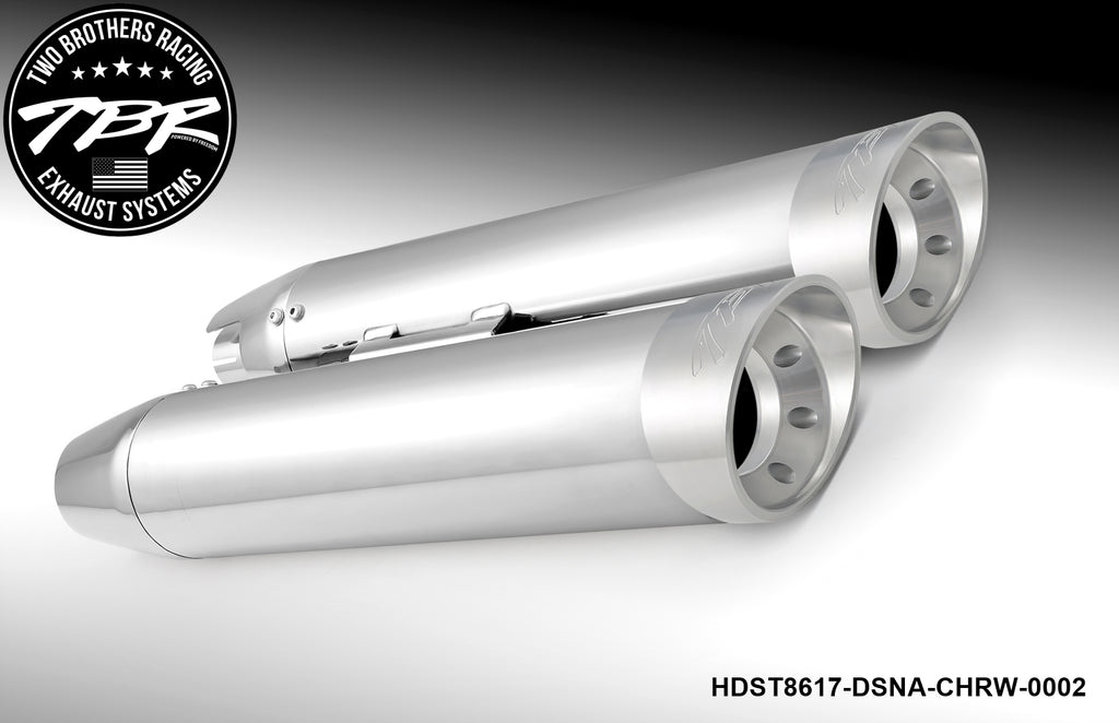 HARLEY SOFTAIL 4" SLIP-ONS *FITS TBR HEADERS ONLY* (1986-2017) [PREORDER] - Two Brothers Racing