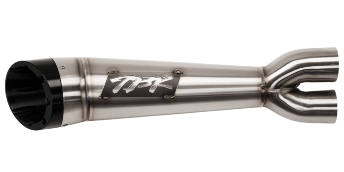 Harley Davidson Touring (2017+) Turnout Shorty 2-into-1 Stainless Full System - Part Number 005-4870199 - Two Brothers Racing