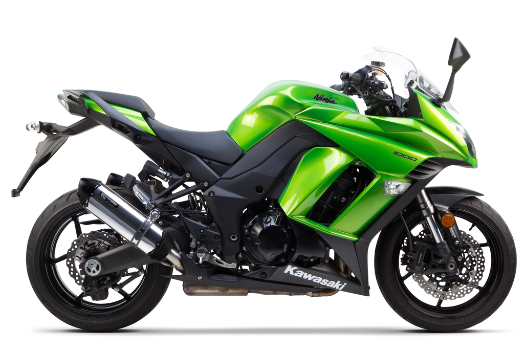 Kawasaki Ninja 1000 (2010-2019) Dual S1R Carbon Slip-Ons - Part Number 005-2720405DV-S - Two Brothers Racing