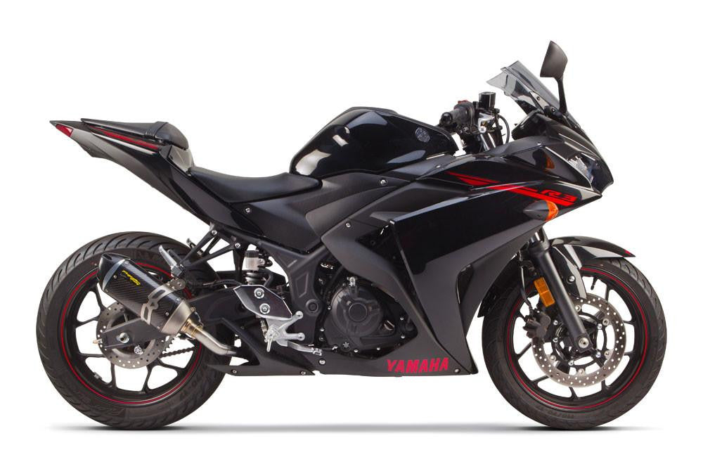 Yamaha R3 (2015-2024) / MT03 (2020-2021) S1R Standard Carbon Slip-On - Part Number 005-4160405-S1 - Two Brothers Racing