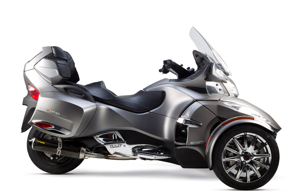 Can-Am Spyder RT (2014+) S1R Black Aluminum Slip-On - Part Number 005-3930406-S1B - Two Brothers Racing