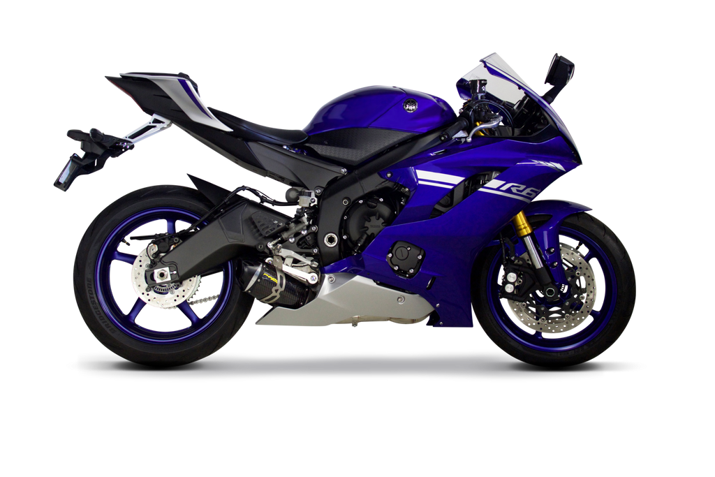 Yamaha R6 (2008-2020) S1R Black Aluminum Full System - Part Number 005-4060106-S1B - Two Brothers Racing