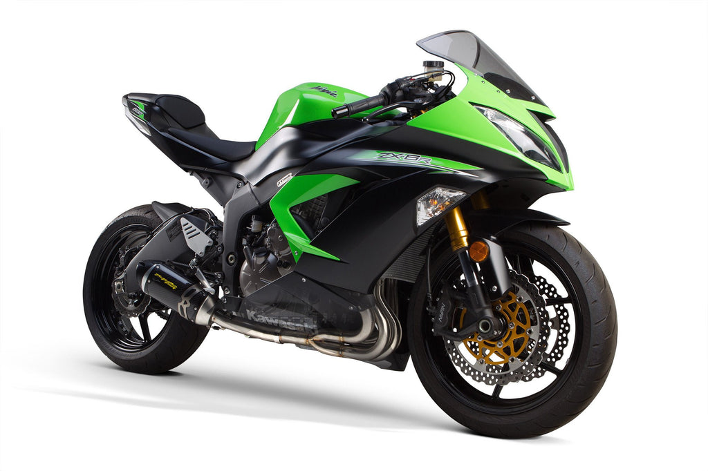 Kawasaki ZX-636R/6RR (2009-2025) S1R 3K Black Carbon Full System - Part Number 005-3860105-S1B - Two Brothers Racing