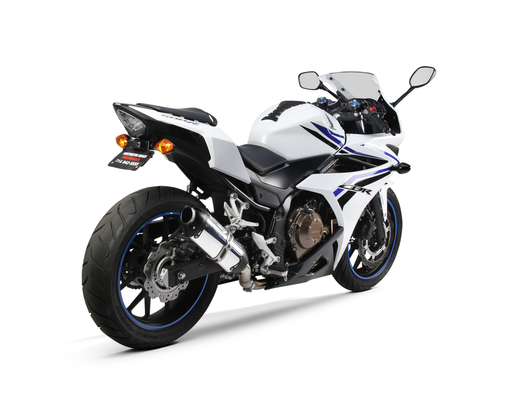Honda CBR500R (2016-2020) S1R Standard Carbon Full System - Part Number 005-4470105-S1 - Two Brothers Racing