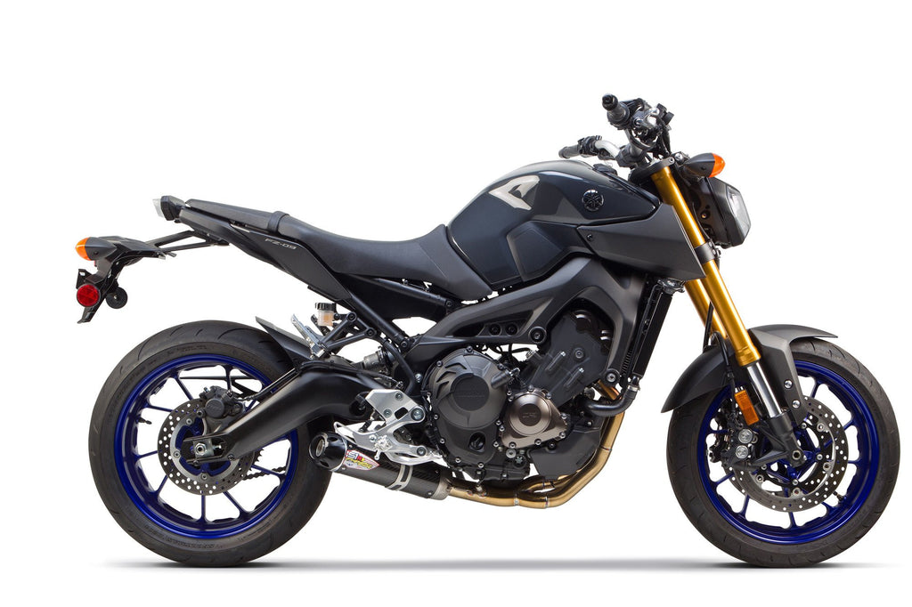 Yamaha (2016-2021) FJ-09/XSR900 and (2014-2020) FZ-09 S1R Black Aluminum Full System - Two Brothers Racing
