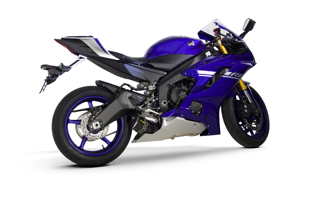 Yamaha R6 (2008-2020) S1R 3K Black Carbon Full System - Part Number 005-4060105-S1B - Two Brothers Racing
