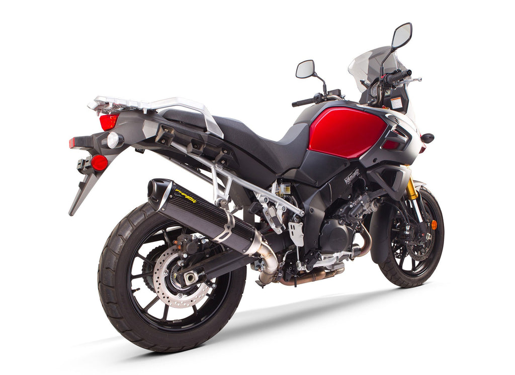 Suzuki V-Strom 1000 / DL1000 (2014-2019) S1R Standard Carbon Slip-On - Part Number 005-4130405-S1 - Two Brothers Racing