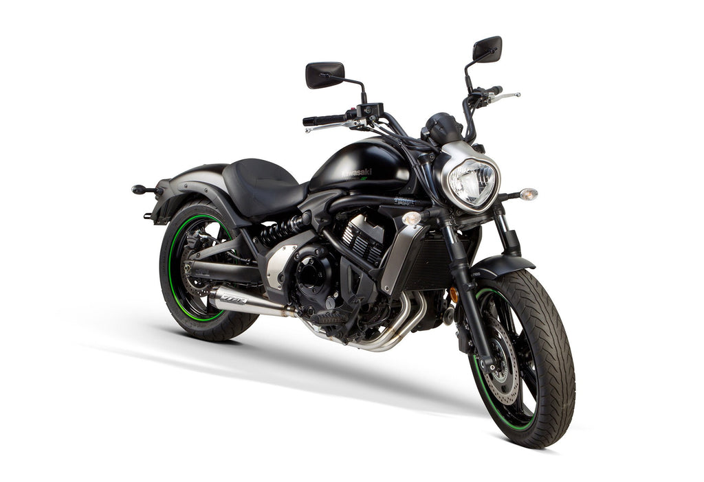 Kawasaki Vulcan (2015+) Comp-S 2-into-1 Ceramic Black Full System Exhaust - Part Number 005-4200199-B - Two Brothers Racing