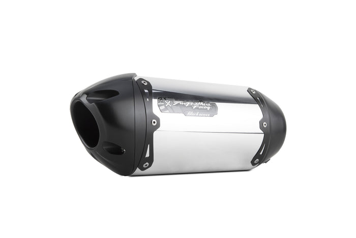 Can-Am Spyder F3T (2015+) S1R Black Series Aluminum Slip-On - Part Number 005-4660406-S1B - Two Brothers Racing