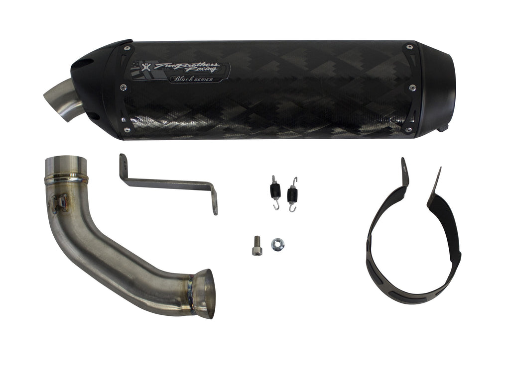 Can-Am Spyder F3T (2015-2023) S1R Black Series Aluminum Slip-On - Part Number 005-4660406-S1B - Two Brothers Racing