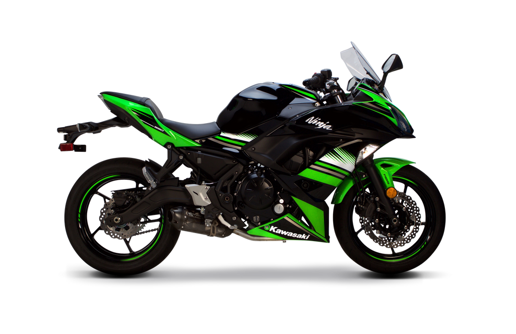 Kawasaki Ninja 650 (2017-2025) S1R Standard Carbon Full System - Part Number 005-4630105-S1 - Two Brothers Racing