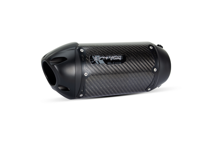 Kawasaki Versys X 300 (2017-25) S1R 3K Black Carbon Slip-On - Part Number 005-4840405-S1B - Two Brothers Racing
