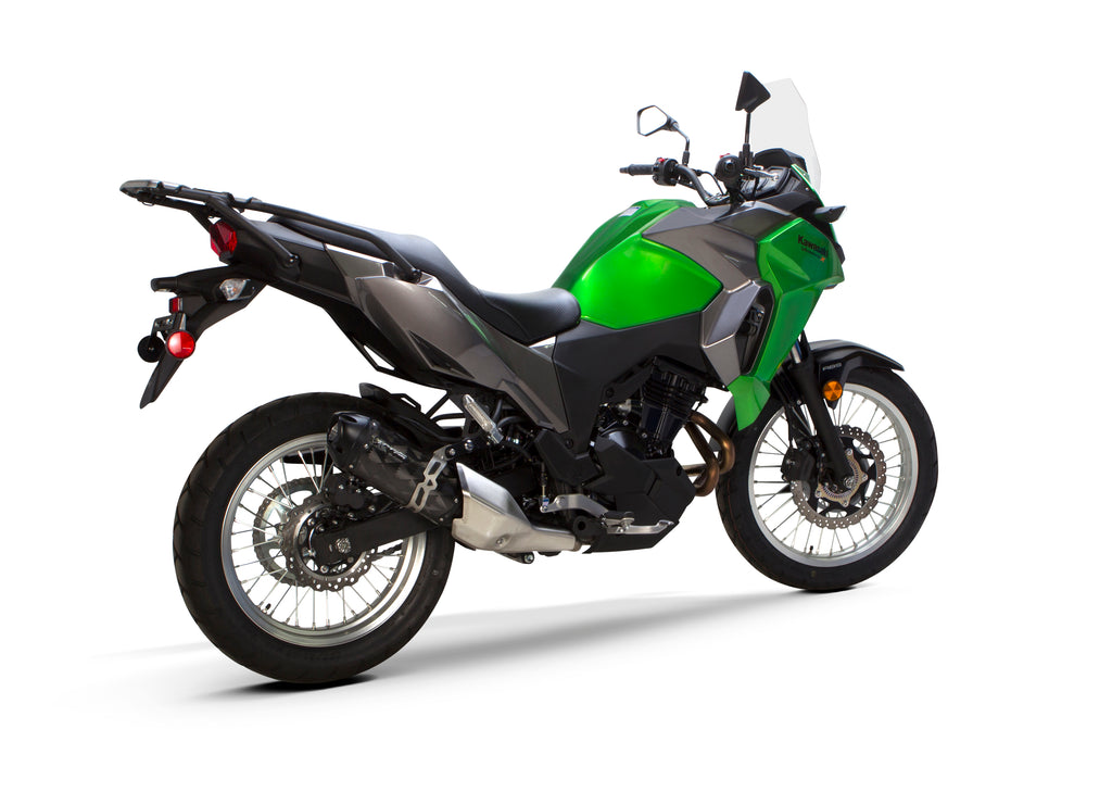 Versys X 300 (2017-25) S1R Black Series Aluminum Slip-On - Part Number 005-4840406-S1B - Two Brothers Racing