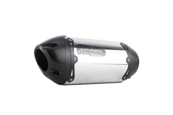Suzuki GSX-R250 (2018-2025) S1R Black Aluminum Slip-On - Part Number 005-5050406-S1B - Two Brothers Racing