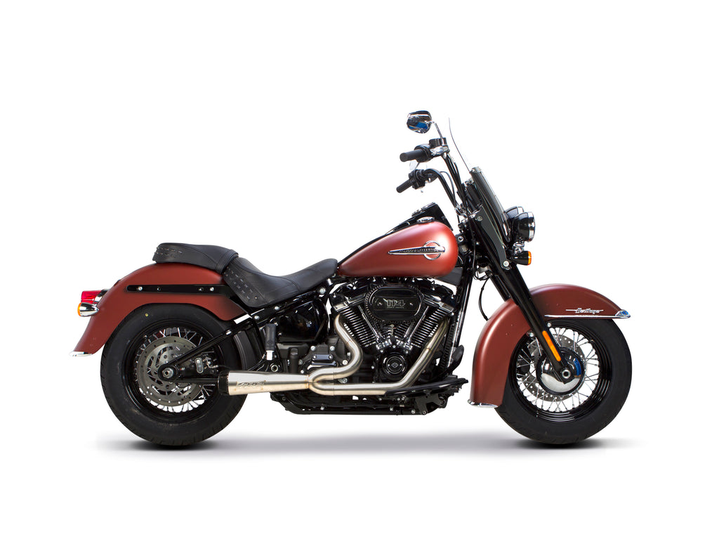 Harley Davidson Softail (2018+) Comp-S 2-into-1 Ceramic Black - Part Number 005-4960199-B - Two Brothers Racing